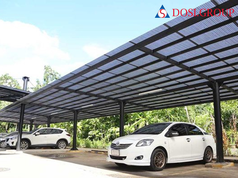 Dự án mái che nhà để xe