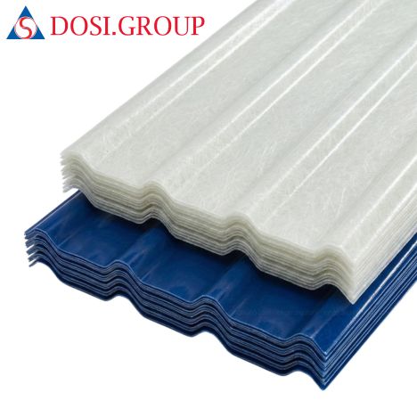 Tôn lấy sáng Composite 9 sóng vuông dày 1mm
