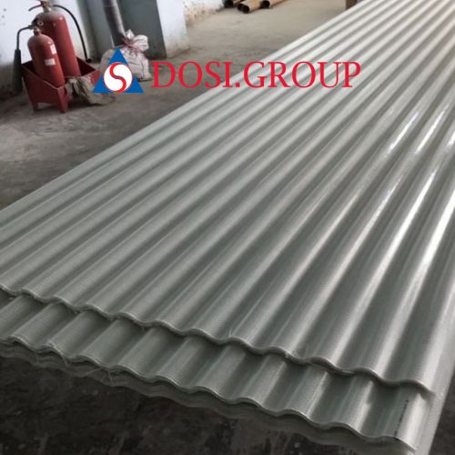 Tôn lấy sáng Composite sóng tròn dày 1mm