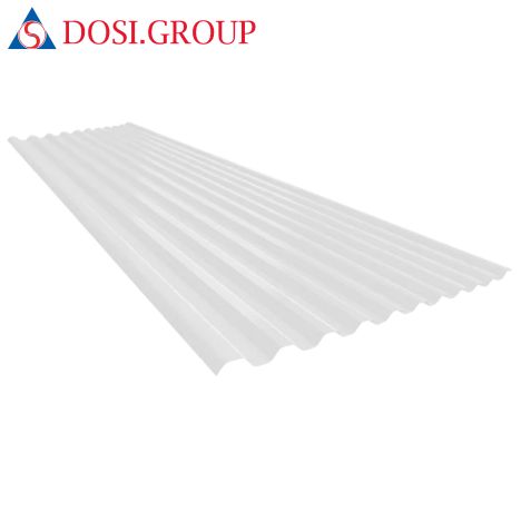 Tôn lấy sáng polycarbonate 11 sóng vuông dày 0.8mm