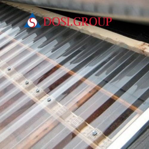Tôn lấy sáng polycarbonate 6 sóng 1mm