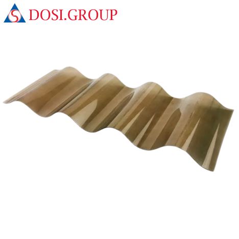 Tôn lấy sáng polycarbonate sóng tròn dày 0.8mm