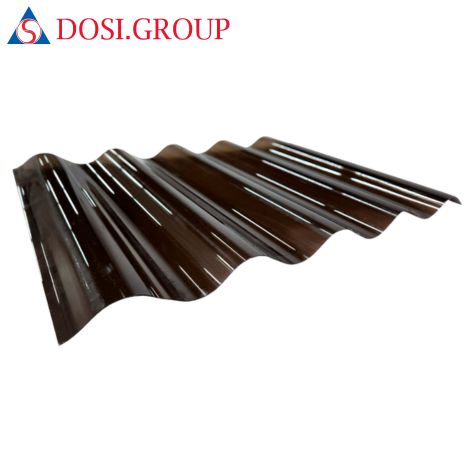 Tôn lấy sáng Polycarbonate sóng tròn dày 1mm