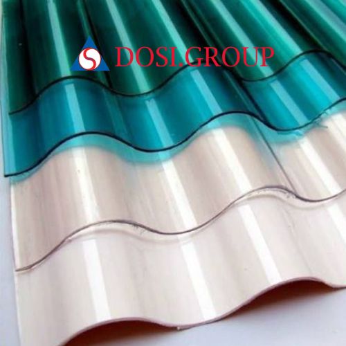 Tôn lấy sáng Polycarbonate sóng tròn dày 1mm