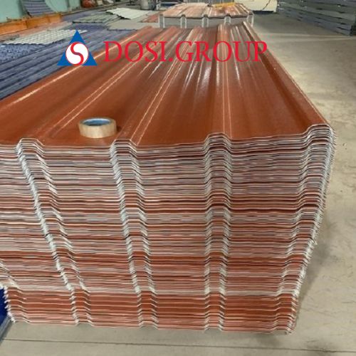 Tôn nhựa PVC 11 sóng vuông
