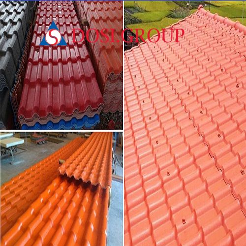 Tôn nhựa PVC 7 sóng ngói