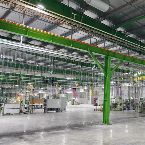Ứng dụng màng nhựa PVC trong nhà xưởng, kho lạnh và nông nghiệp