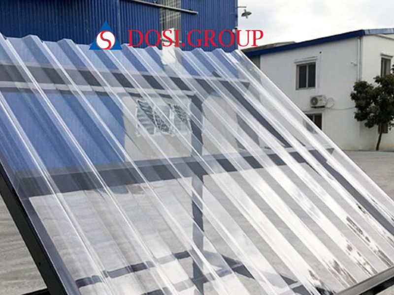 Ứng dụng của tôn lấy sáng polycarbonate 6 sóng 1mm