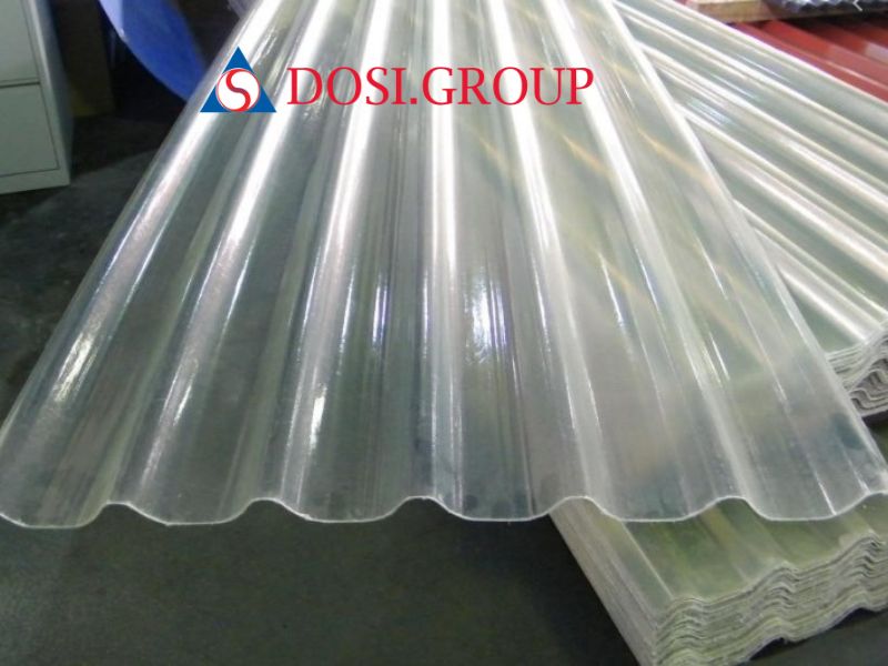Thông số tôn lấy sáng 5 sóng polycarbonate