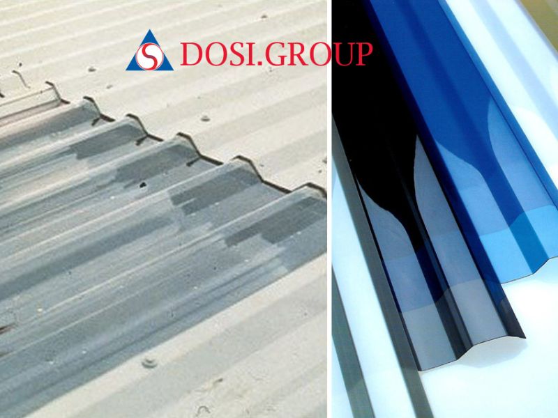 Ứng dụng của tôn lấy sáng polycarbonate 9 sóng vuông dày 1mm