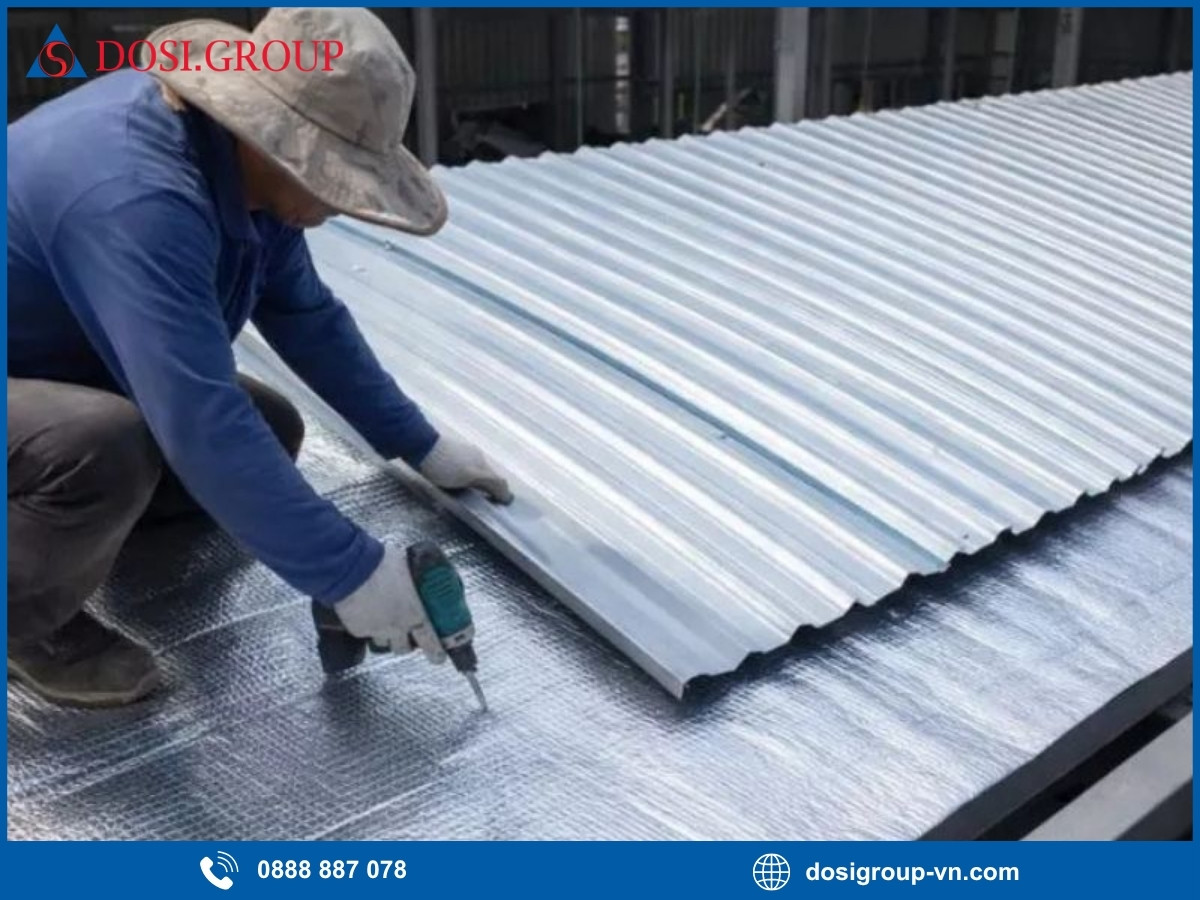 Các loại vật liệu cách nhiệt phù hợp cho nhà xưởng mái tôn