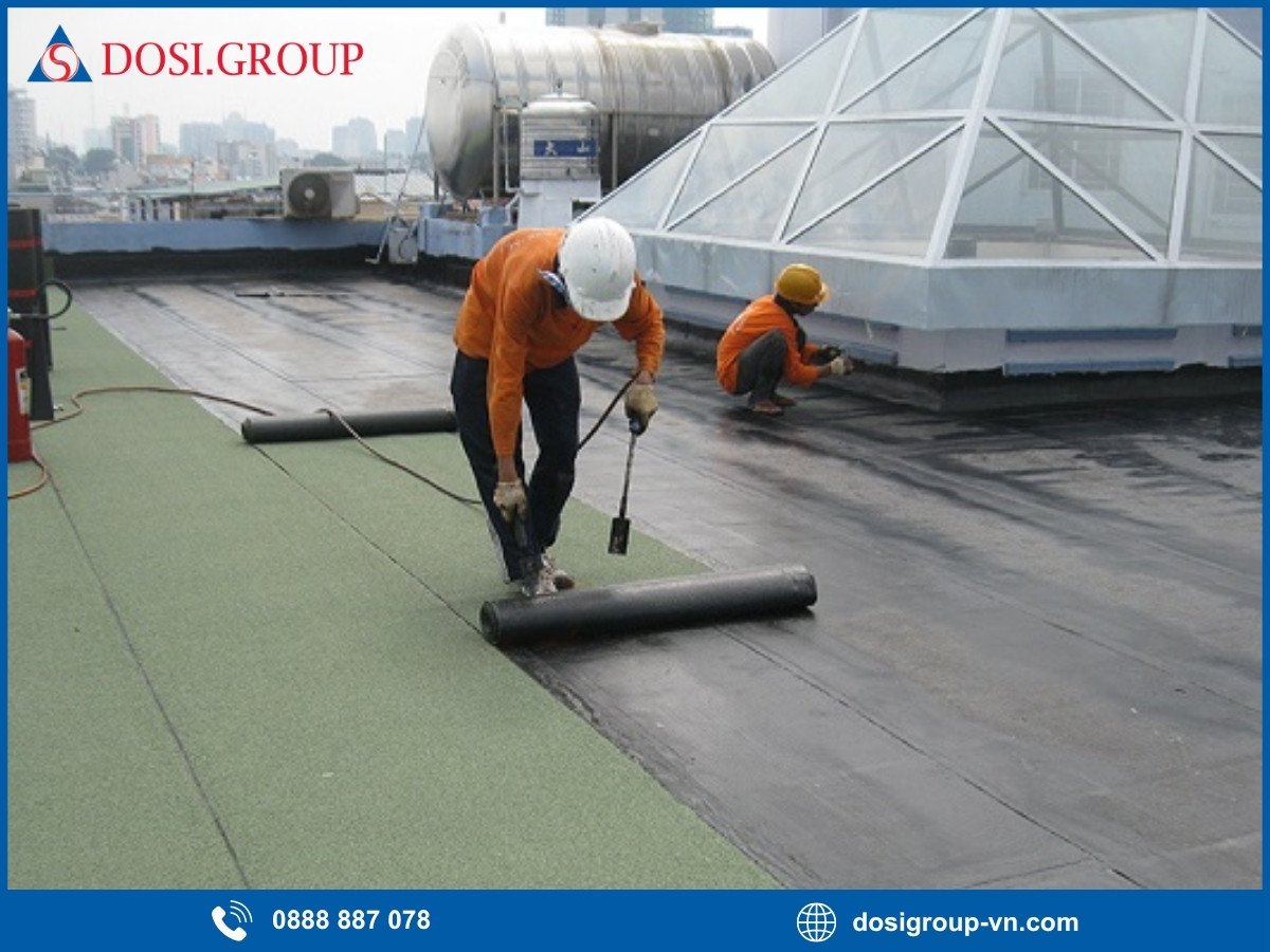 Giải pháp xử lý thấm nước bằng màng chống thấm