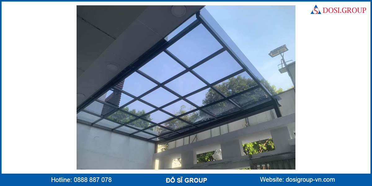 Tấm lợp poly mái nhà dân dụng