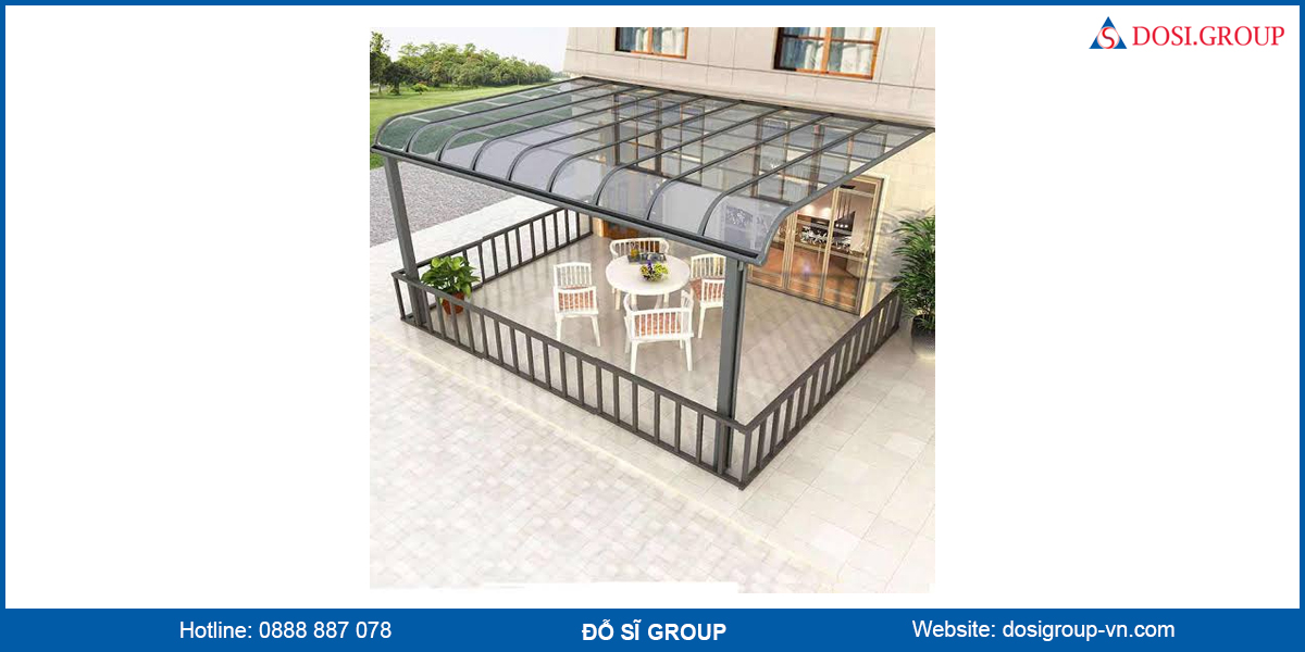 Đỗ Sĩ Group tư vấn và cung cấp tấm lợp poly mái che resort