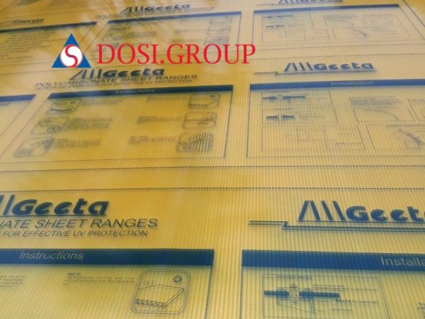 Thông số tấm Poly rỗng Geeta Taiwan
