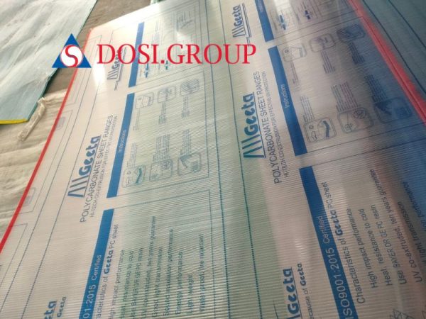 Ứng dụng của tấm Poly rỗng Geeta Taiwan