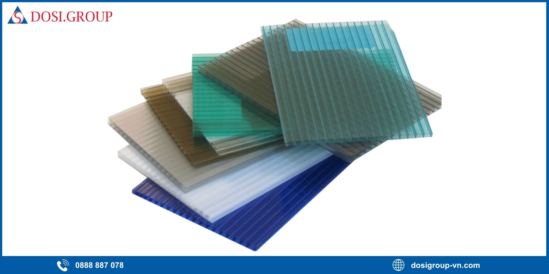 Thông tin kỹ thuật tấm lợp Poly rỗng ruột