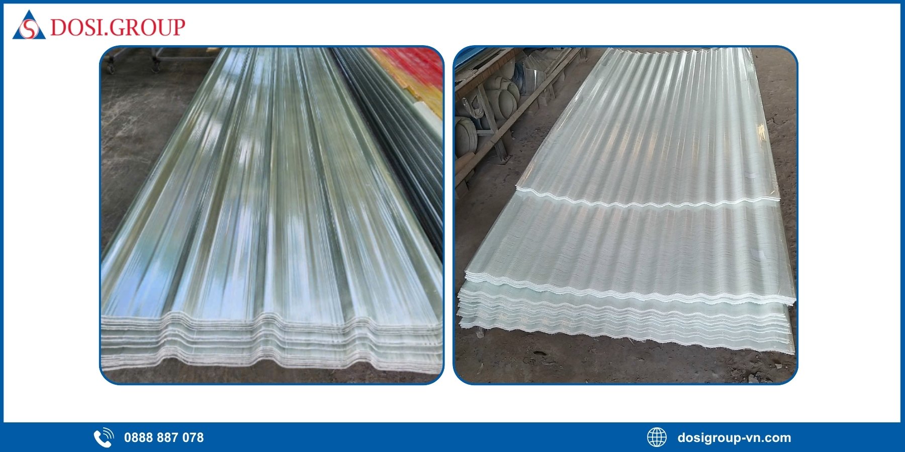 Thông tin kỹ thuật tôn lấy sáng Composite
