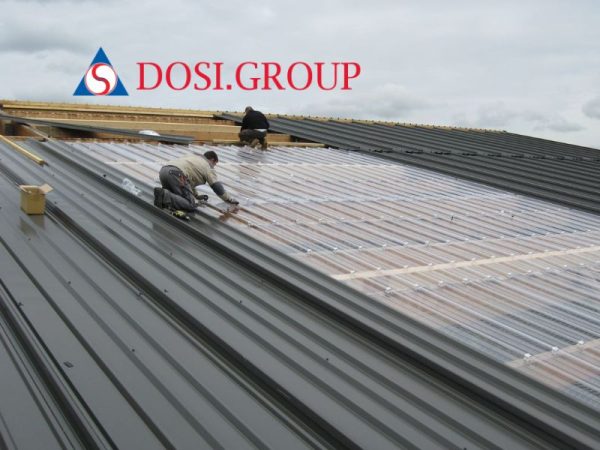 Ứng dụng của tôn lấy sáng Composite sóng tròn dày 1mm