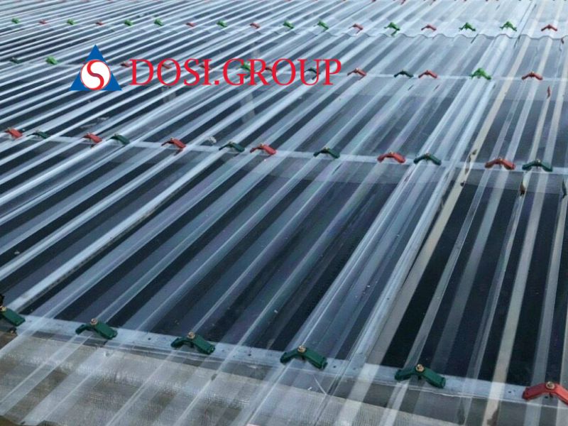  Ứng dụng của tôn lấy sáng polycarbonate 11 sóng vuông dày 1mm