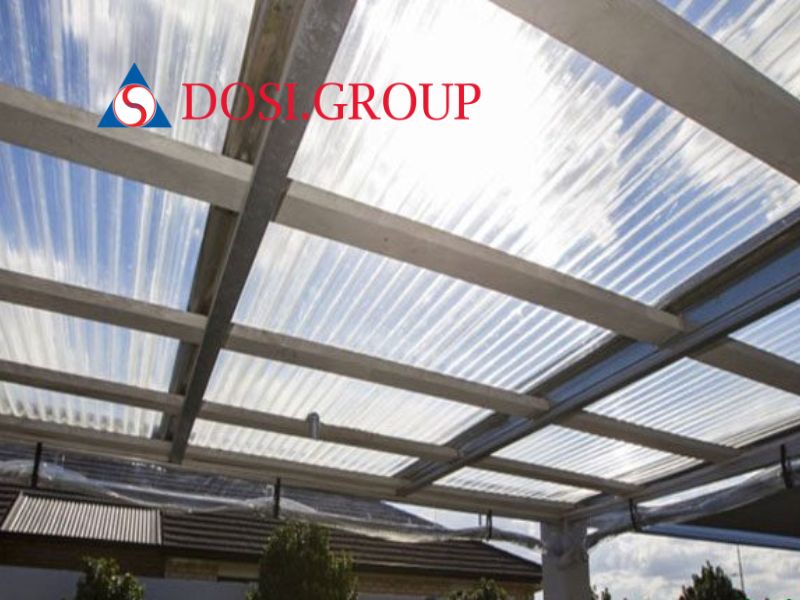 Ứng dụng của tôn lấy sáng polycarbonate 6 sóng 0.8mm