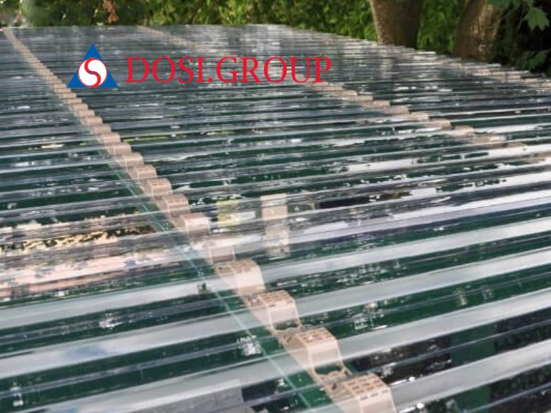 Thông số tôn lấy sáng polycarbonate 9 sóng vuông dày 0.8mm
