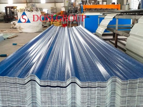 Ứng dụng của tôn nhựa PVC 5 sóng vuông