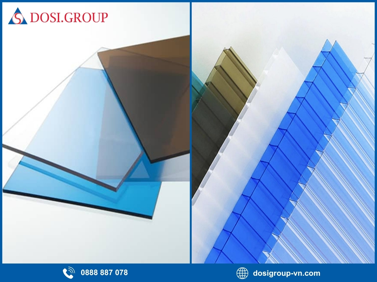 Tổng quan về tấm lợp Poly đặc ruột và rỗng ruột