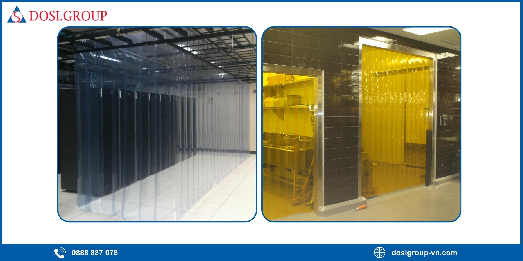 Ứng dụng của rèm nhựa PVC