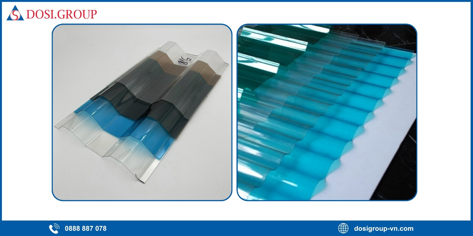 Ứng dụng của tôn lấy sáng Poly